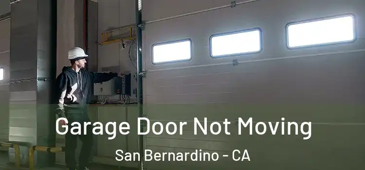  Garage Door Not Moving San Bernardino - CA